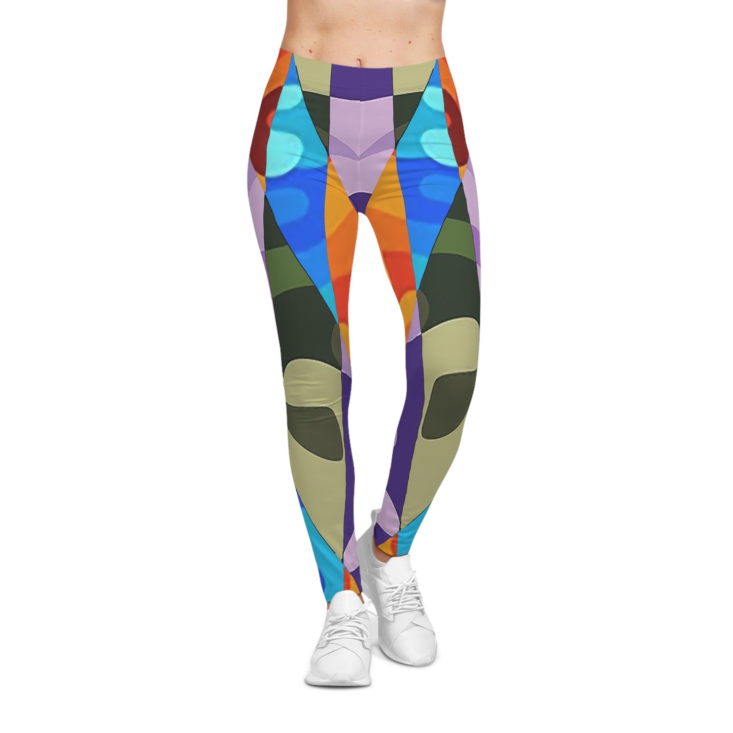 UNO ABSTRACTS Women's Casual Leggings (AOP)