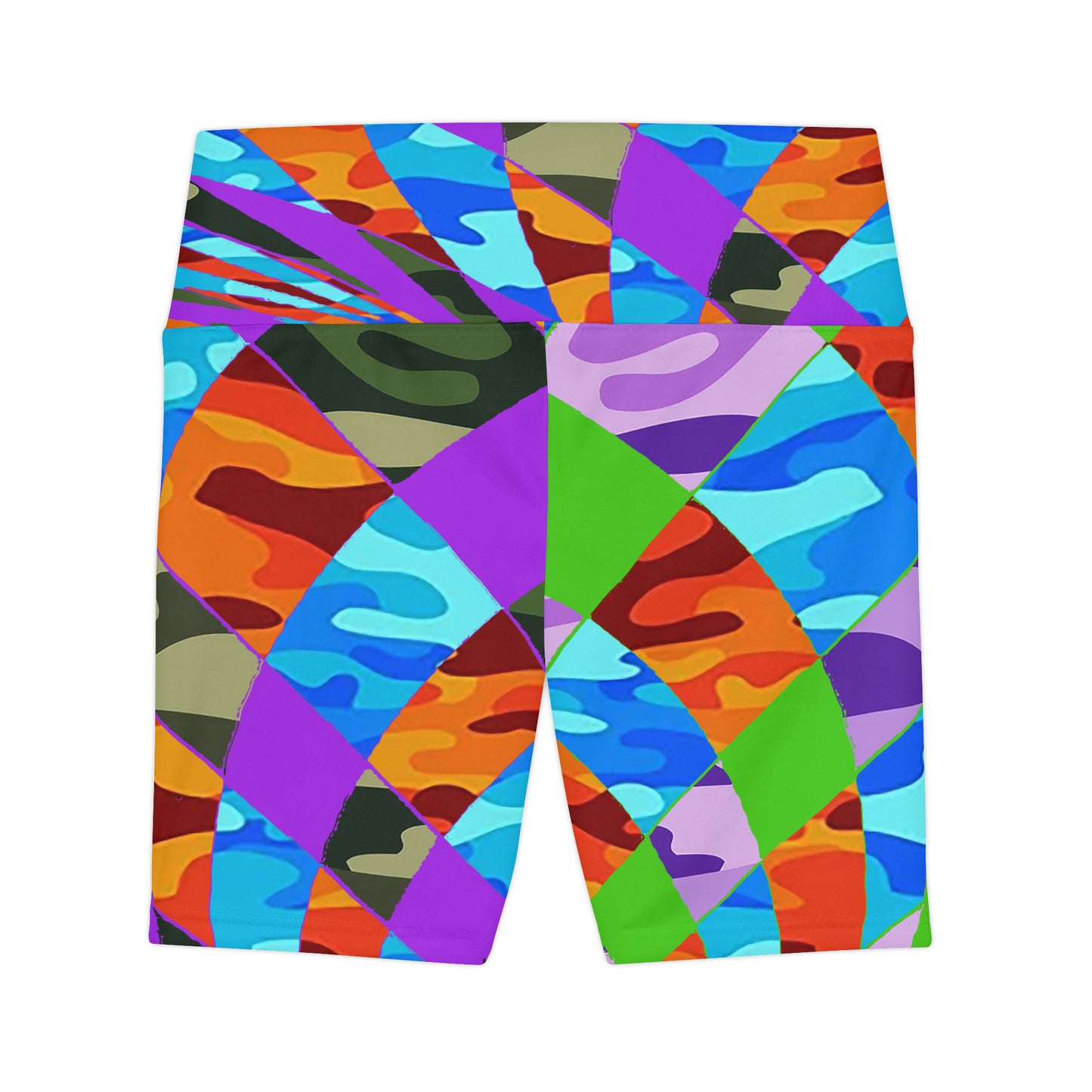 UNO ABSTRACTS Women's Workout Shorts (AOP)