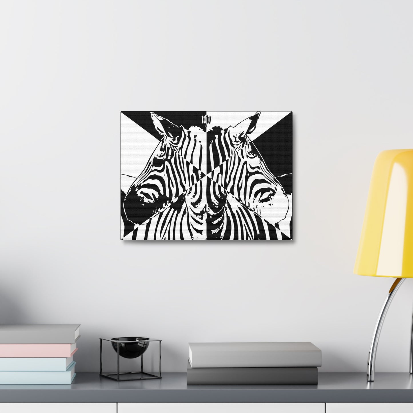 UNO STOPKILLN' LOVEZEBRA 16'x12', 24'x18', 30'x24' Stretched Canvas