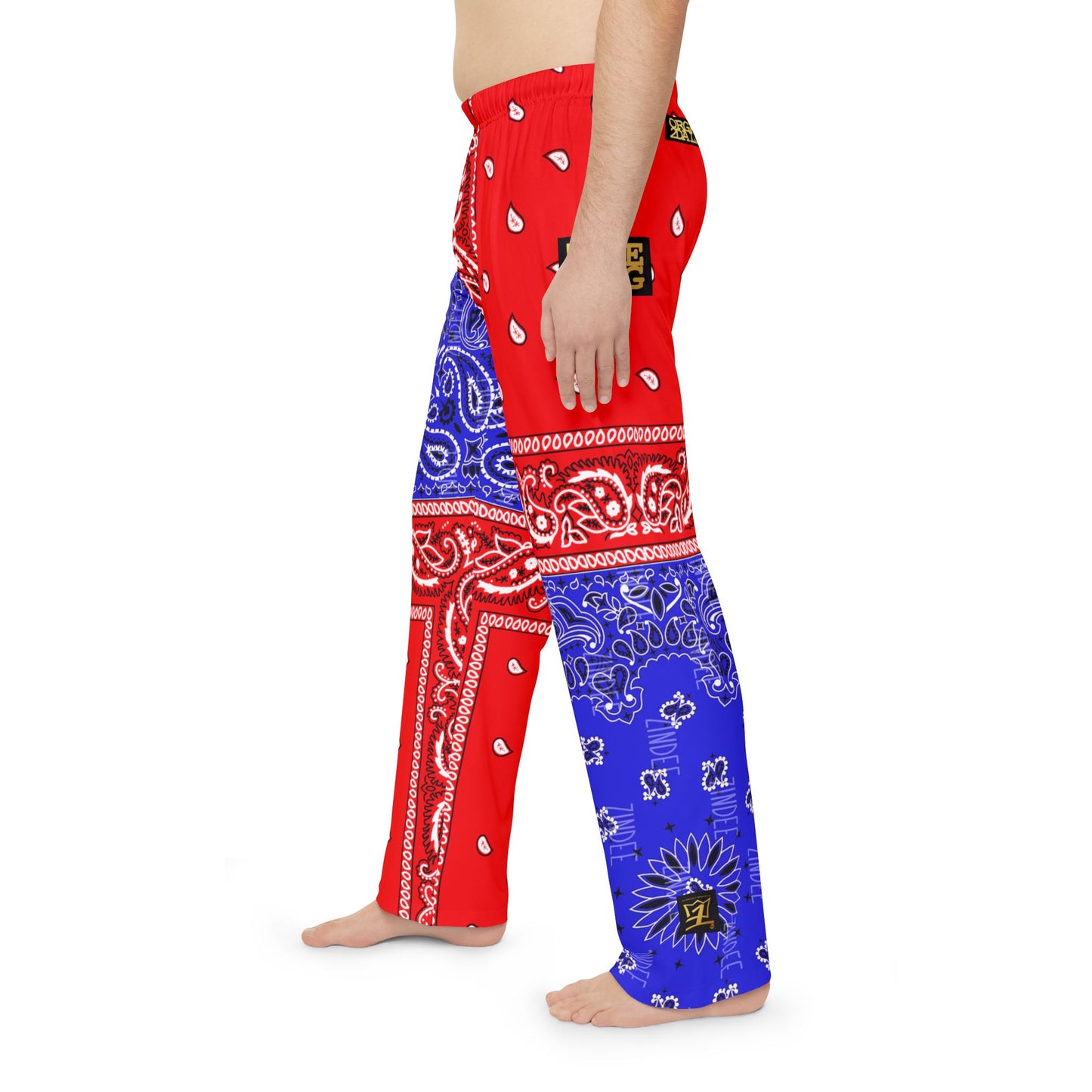 UNO ORGANIC TRIBE=GANG FREE LARRY HOOVER Men's Pajama Pants (AOP)