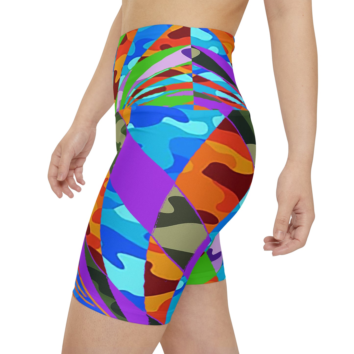 UNO ABSTRACTS Women's Workout Shorts (AOP)