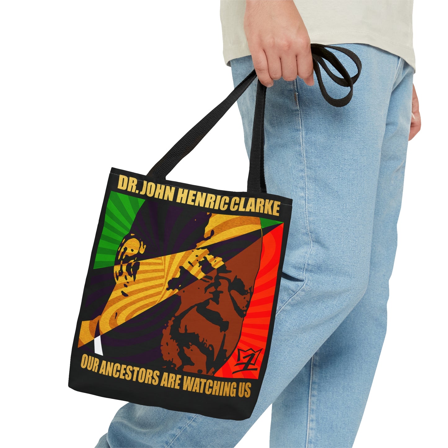 UNO PANTHA LOVEJOHNHENRICCLARKE Our Ancestors Are Watching Us AOP Tote Bag