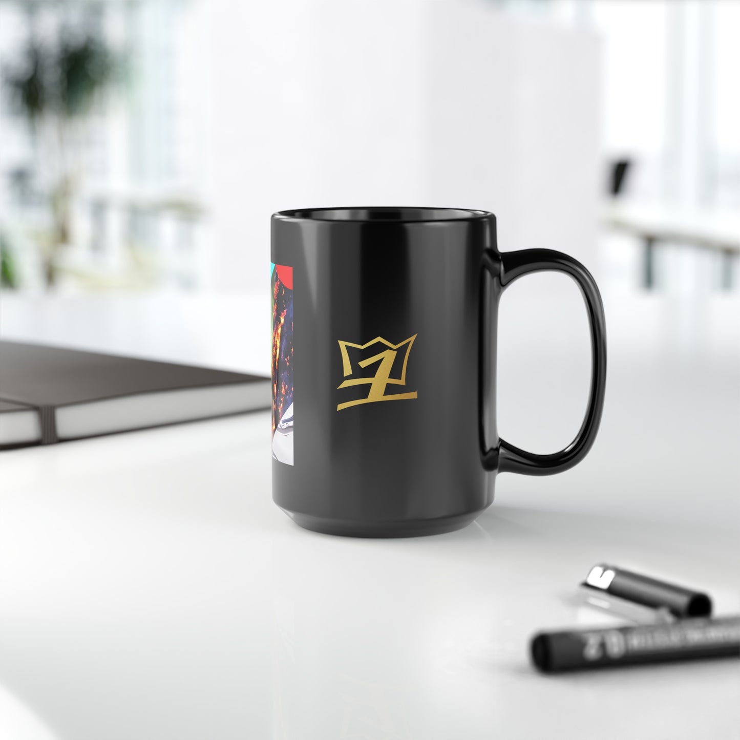 UNO ALLPRAISES V Variation 1 Black Mug, 15oz