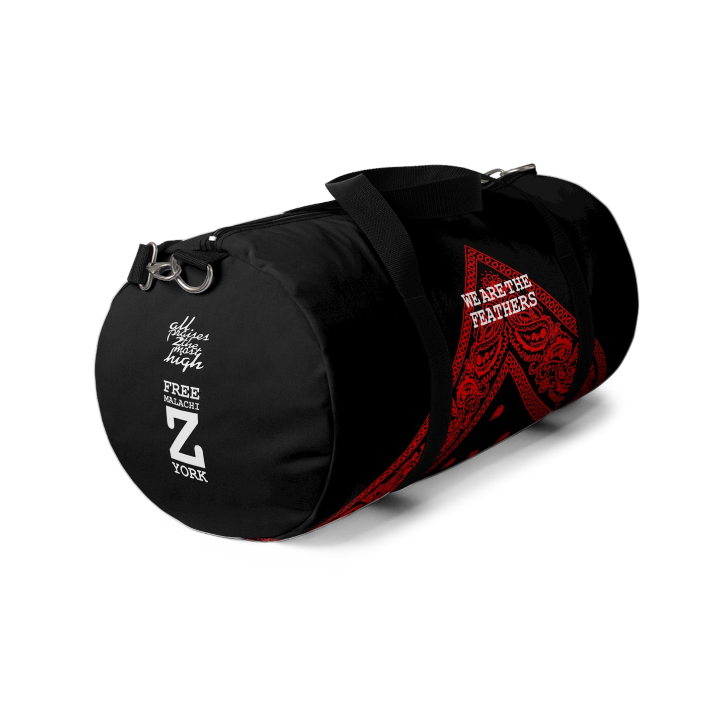 UNO ORGANIC WE ARE THE FEATHERS FREE DR. MALACHI Z. YORK Duffel Bag