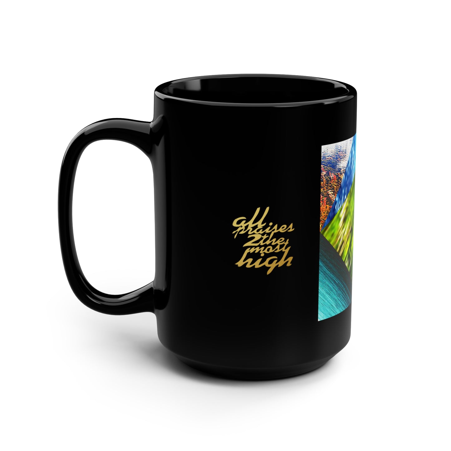 UNO ALLPRAISES V Black Mug, 15oz