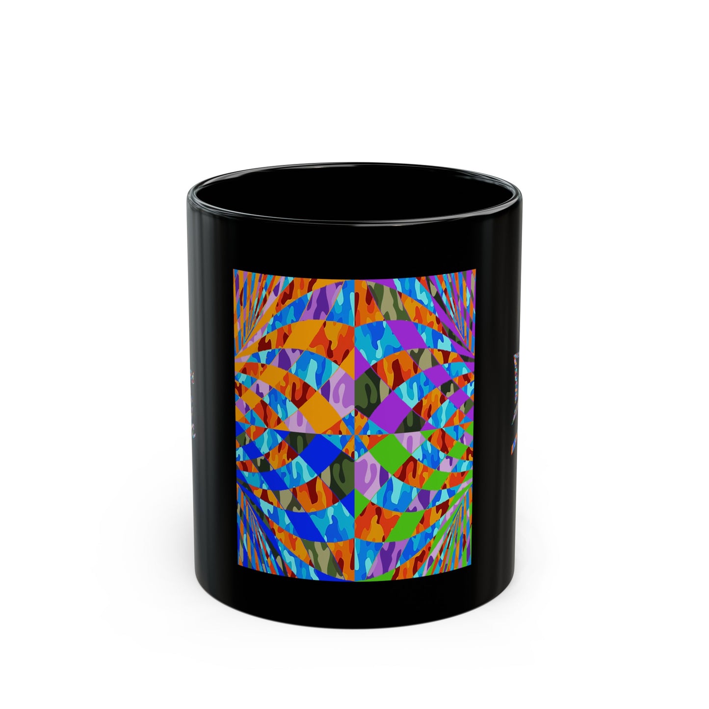 UNO ABSTRACT Black Mug (11oz, 15oz)