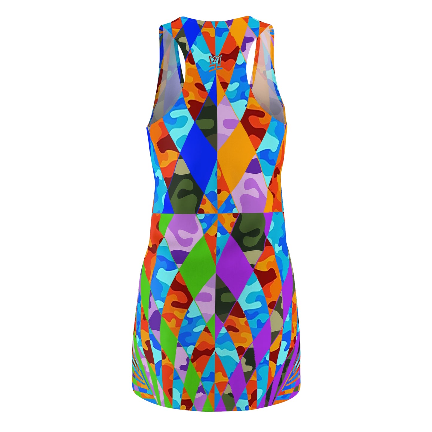 UNO ABSTRACTS Women's Cut & Sew Racerback Dress (AOP)