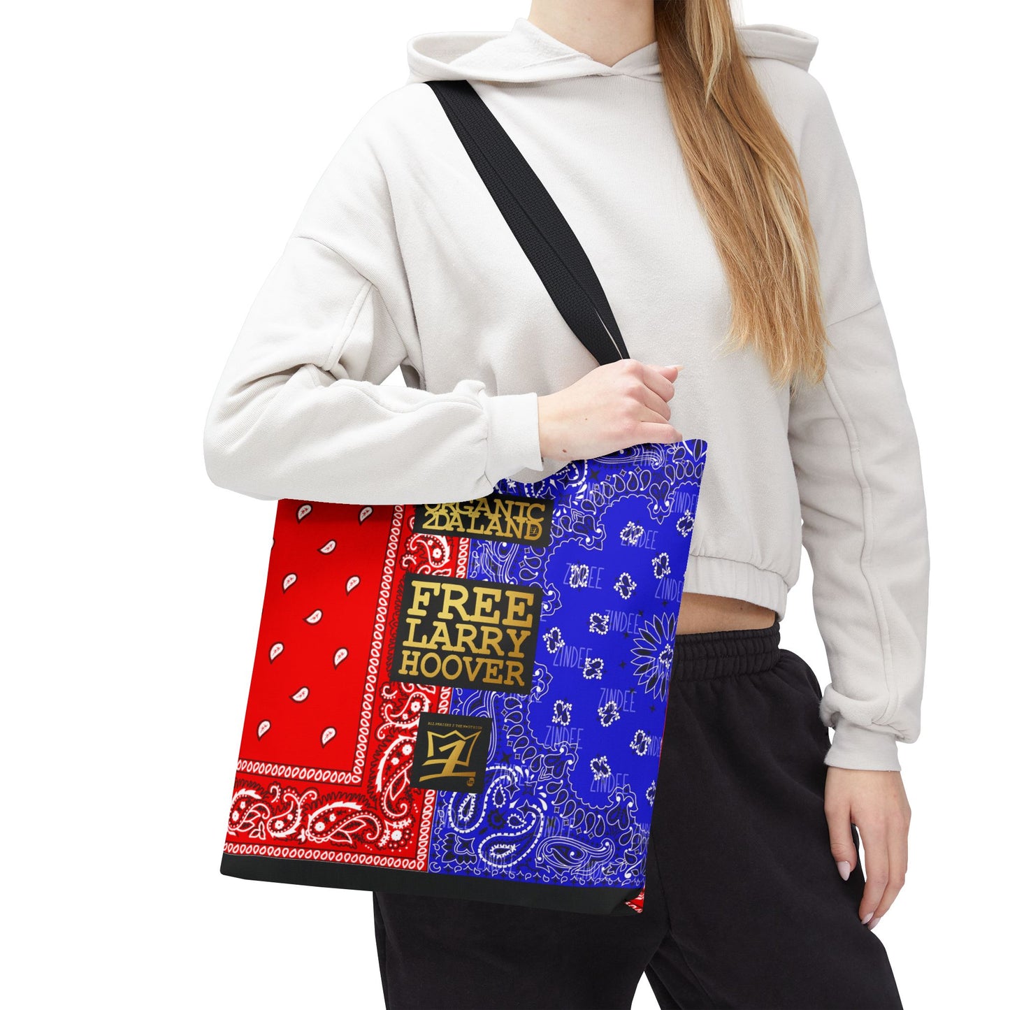 UNO ORGANIC TRIBE=GANG FREE LARRY HOOVER Tote Bag (AOP)