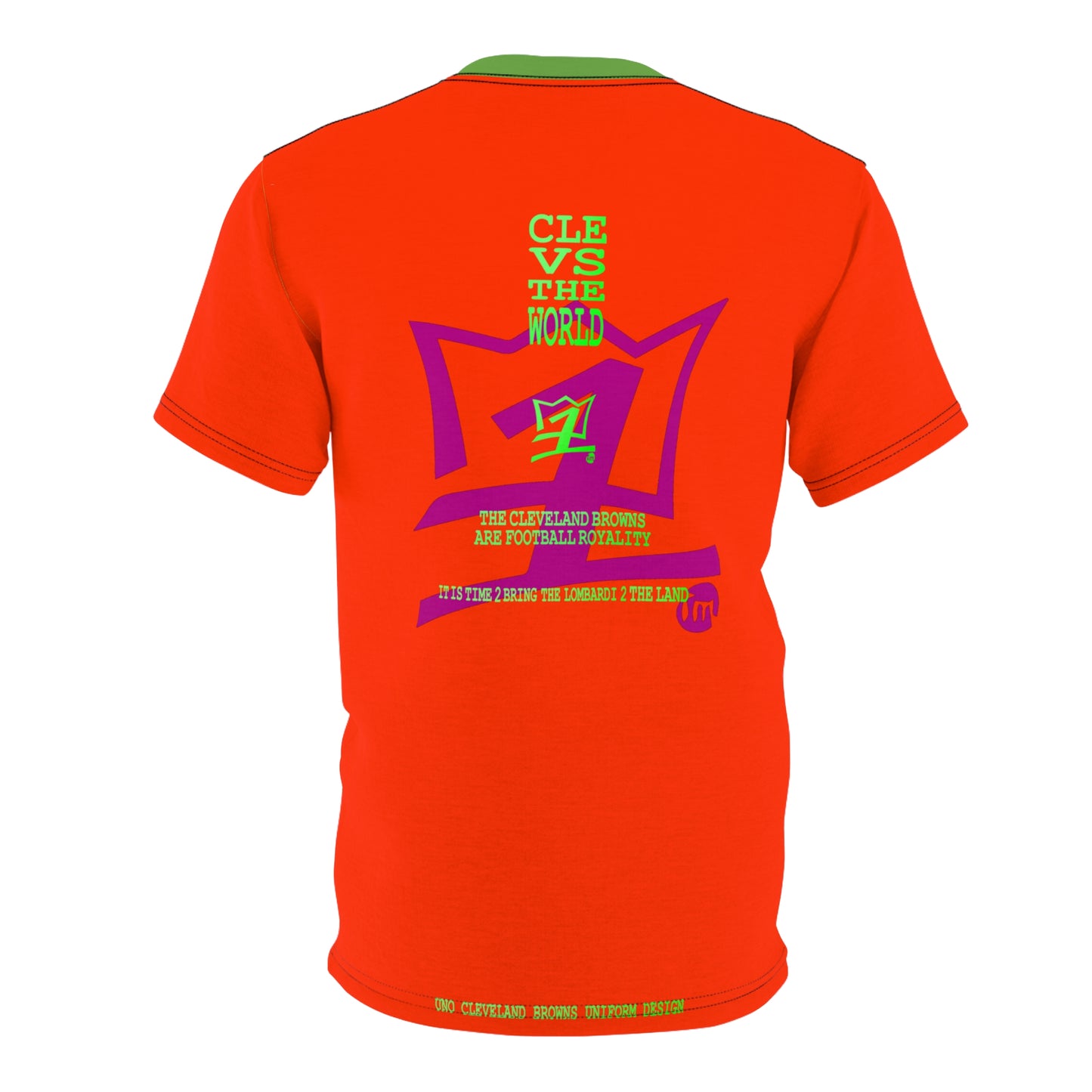 UNO LOVETHELAND LOVEDABROWNS Unisex Cut & Sew Tee (AOP)
