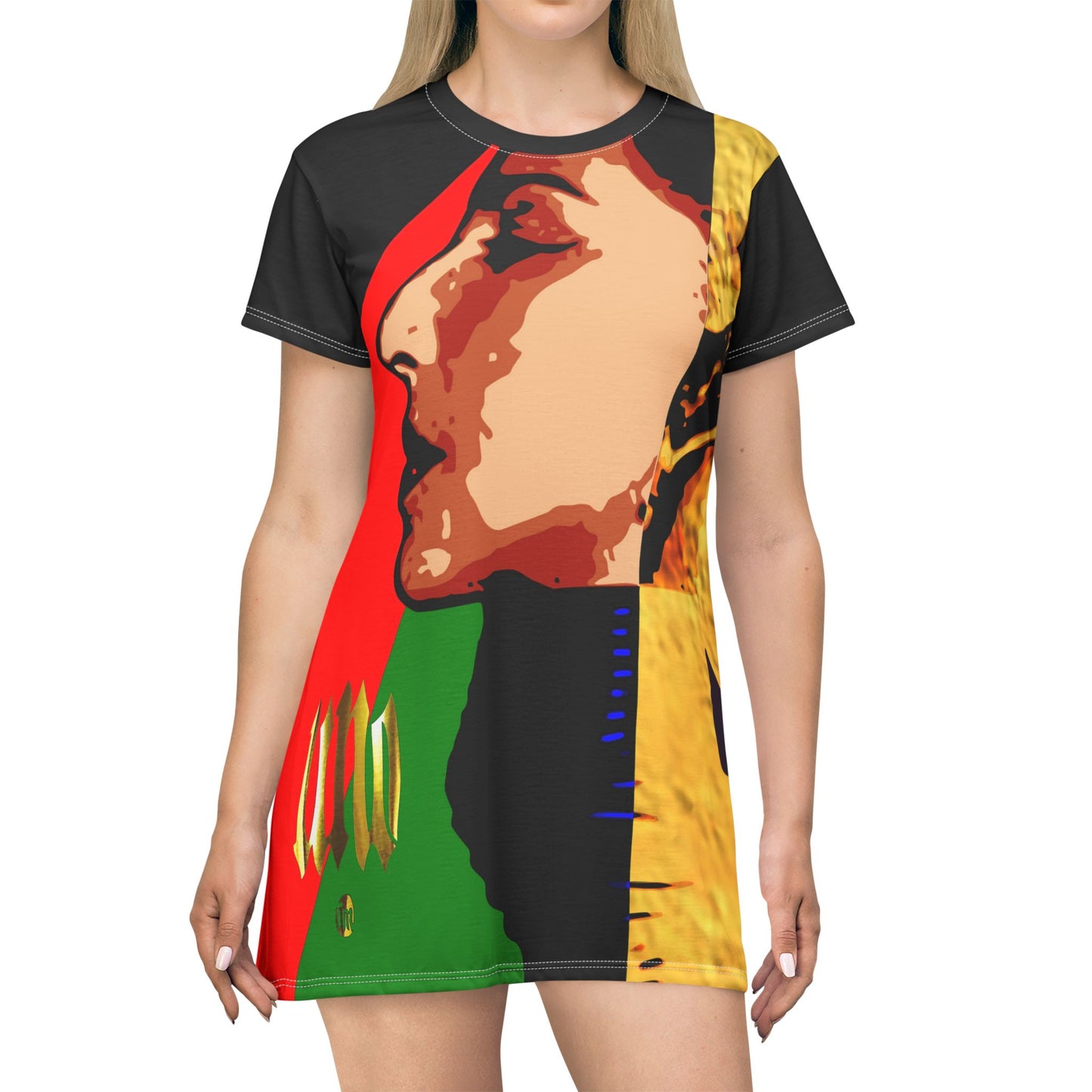 UNO SADE SoulArt All Over Print T-Shirt Dress