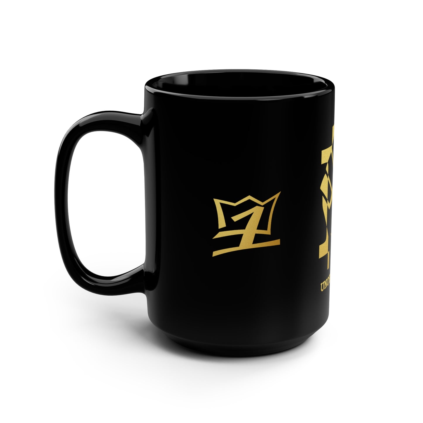 UNOBTCPOWER Black Mug, 15oz