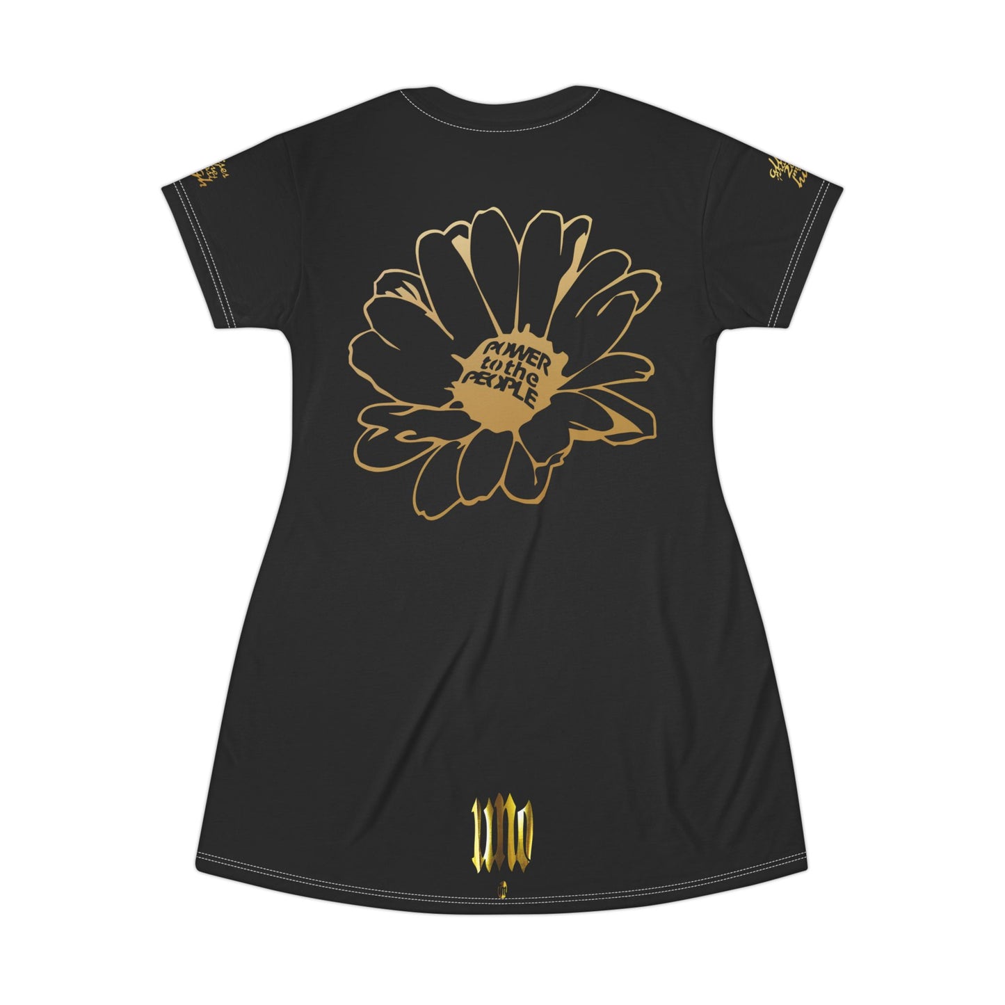 UNO LOVENINA POWERFLOWER All Over Print T-Shirt Dress