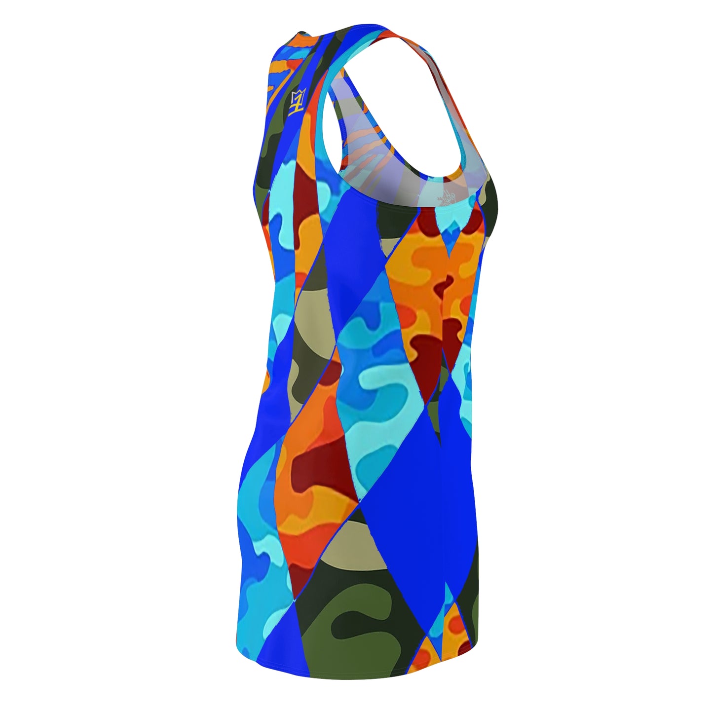 UNO ABSTRACTS Women's Cut & Sew Racerback Dress (AOP)