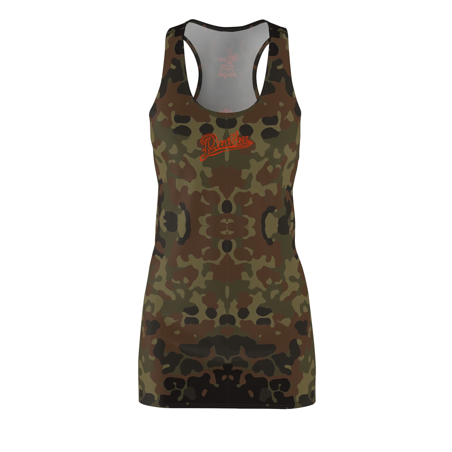 UNO PANTHA Women's Cut & Sew Racerback Dress Camo Collection