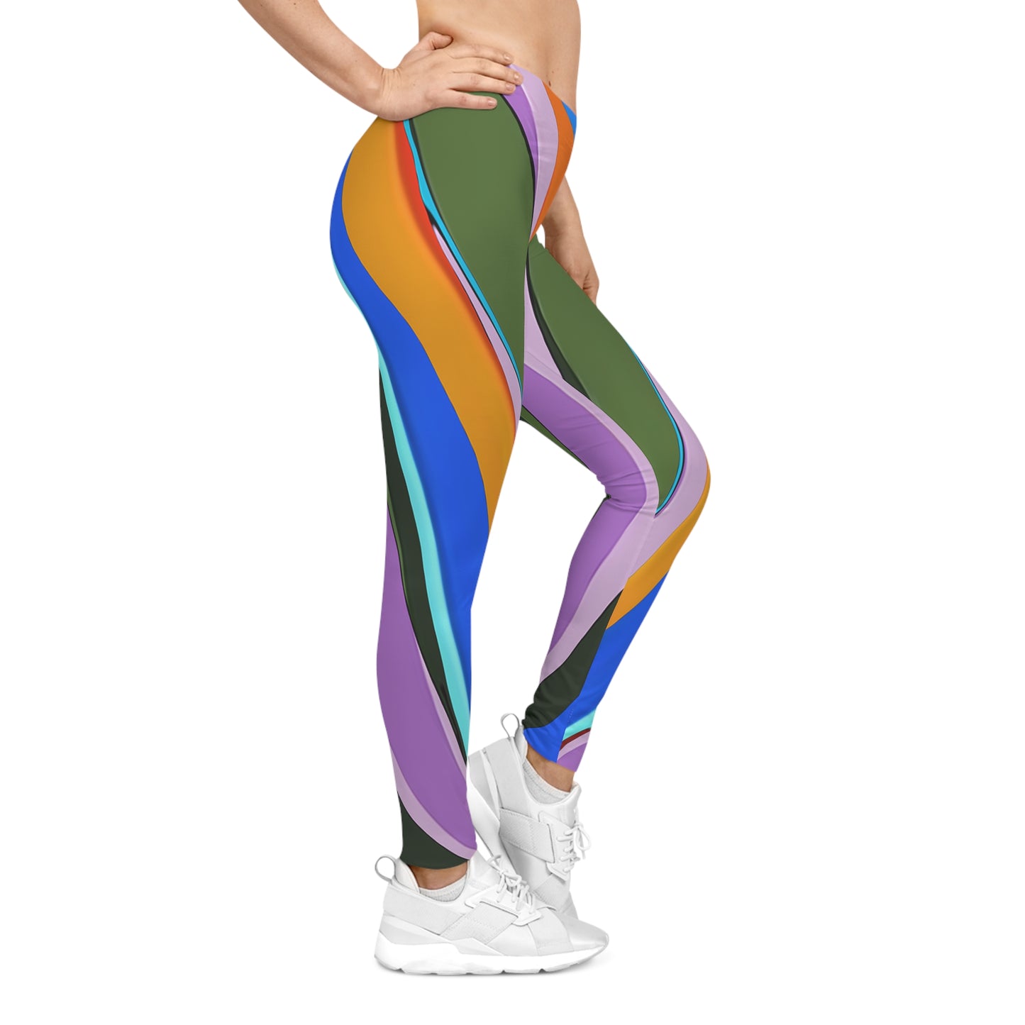 UNO ABSTRACTS Women's Casual Leggings (AOP)