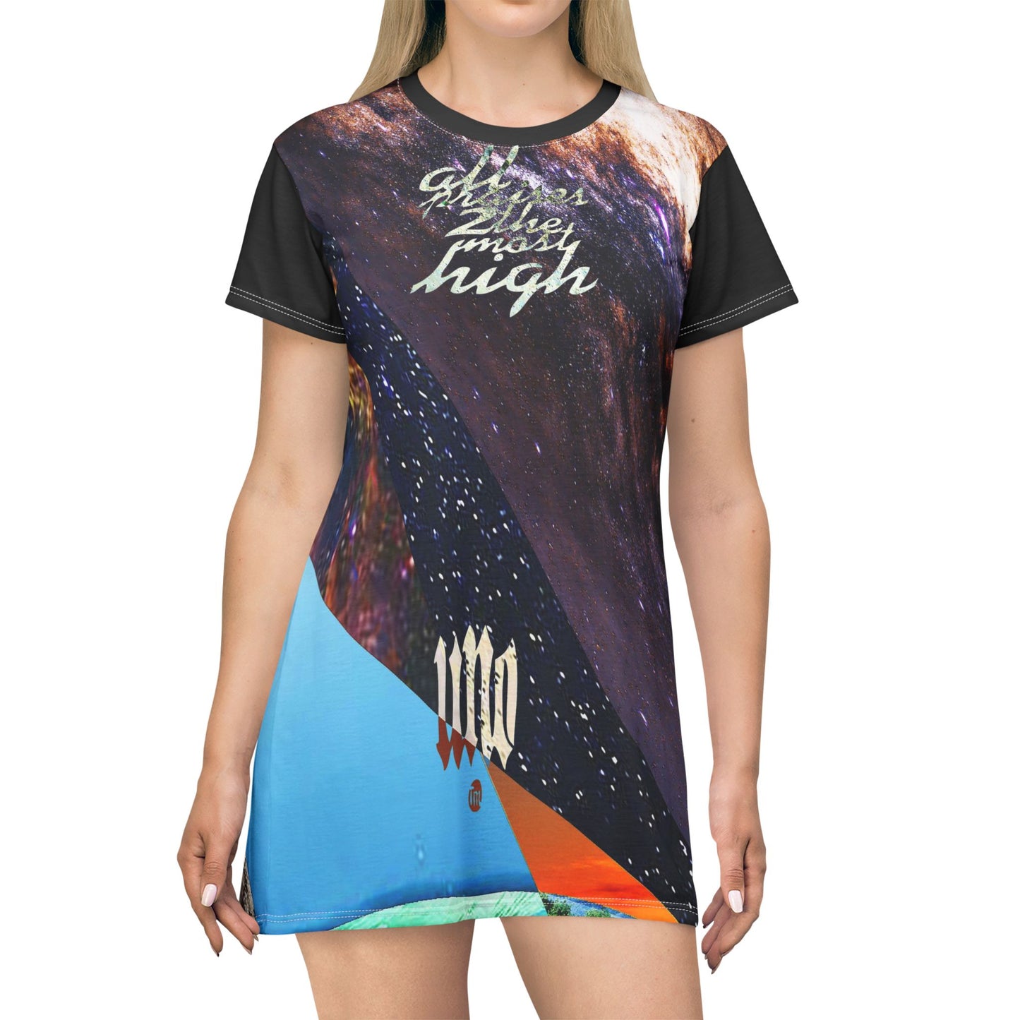 UNO ALLPRAISES IV All Over Print T-Shirt Dress