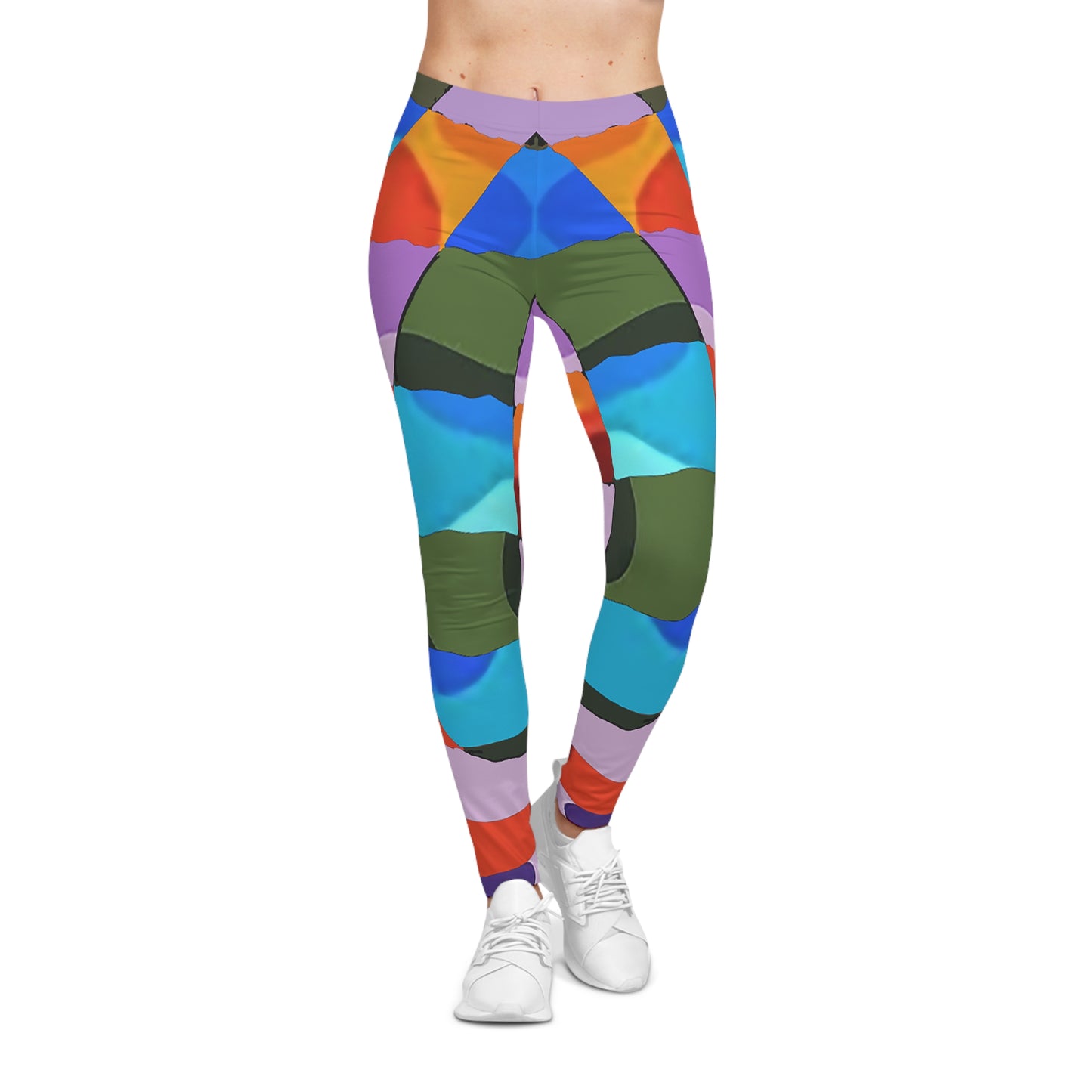 UNO ABSTRACTS Women's Casual Leggings (AOP)