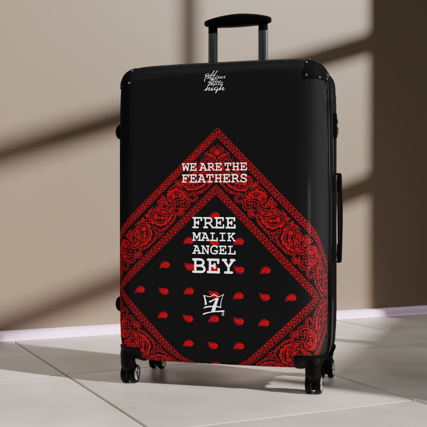 UNO ORGANIC WE ARE THE FEATHERS FREE MALIK ANGLE BEY Suitcase