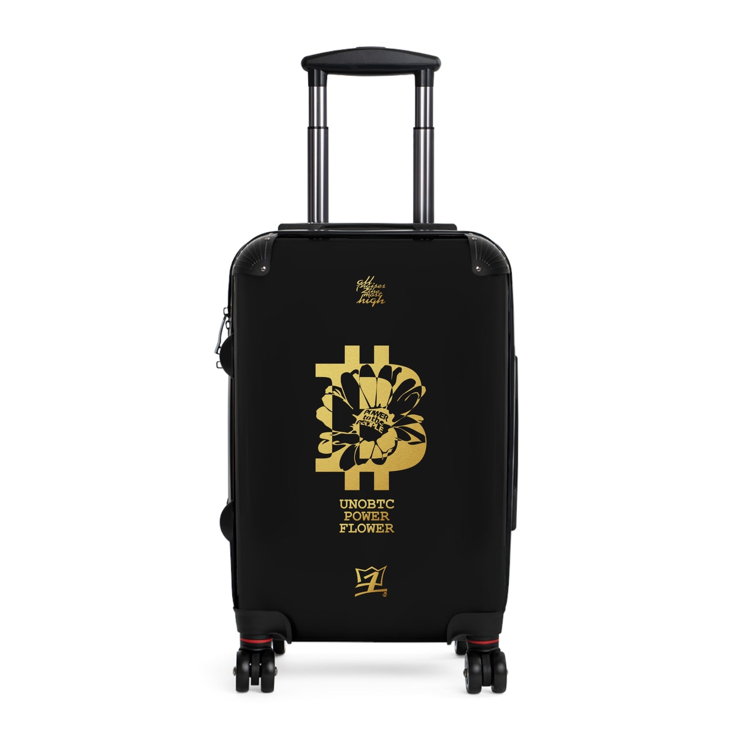 UNOBTCPOWERFLOWER Suitcases