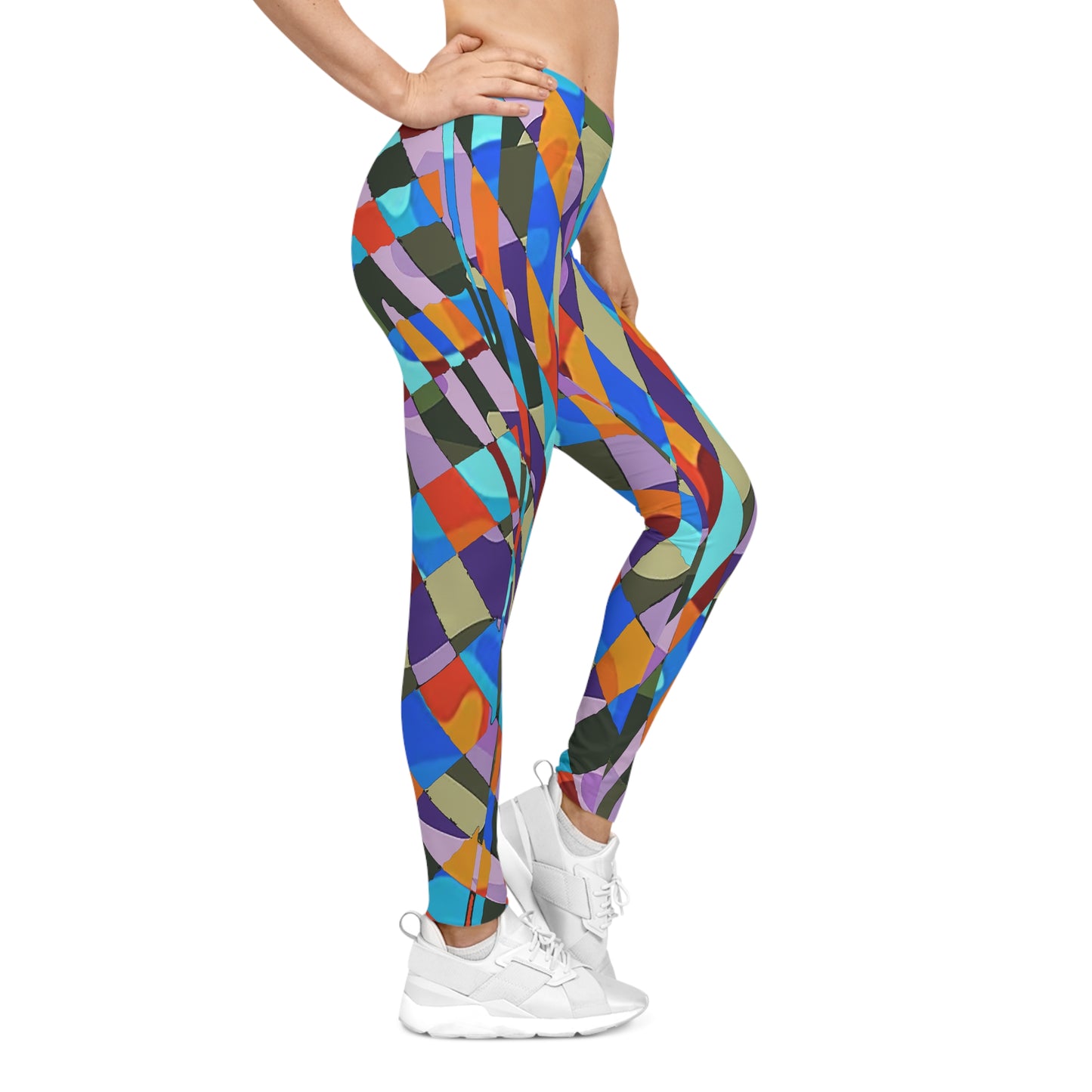 UNO ABSTRACTS Women's Casual Leggings (AOP)
