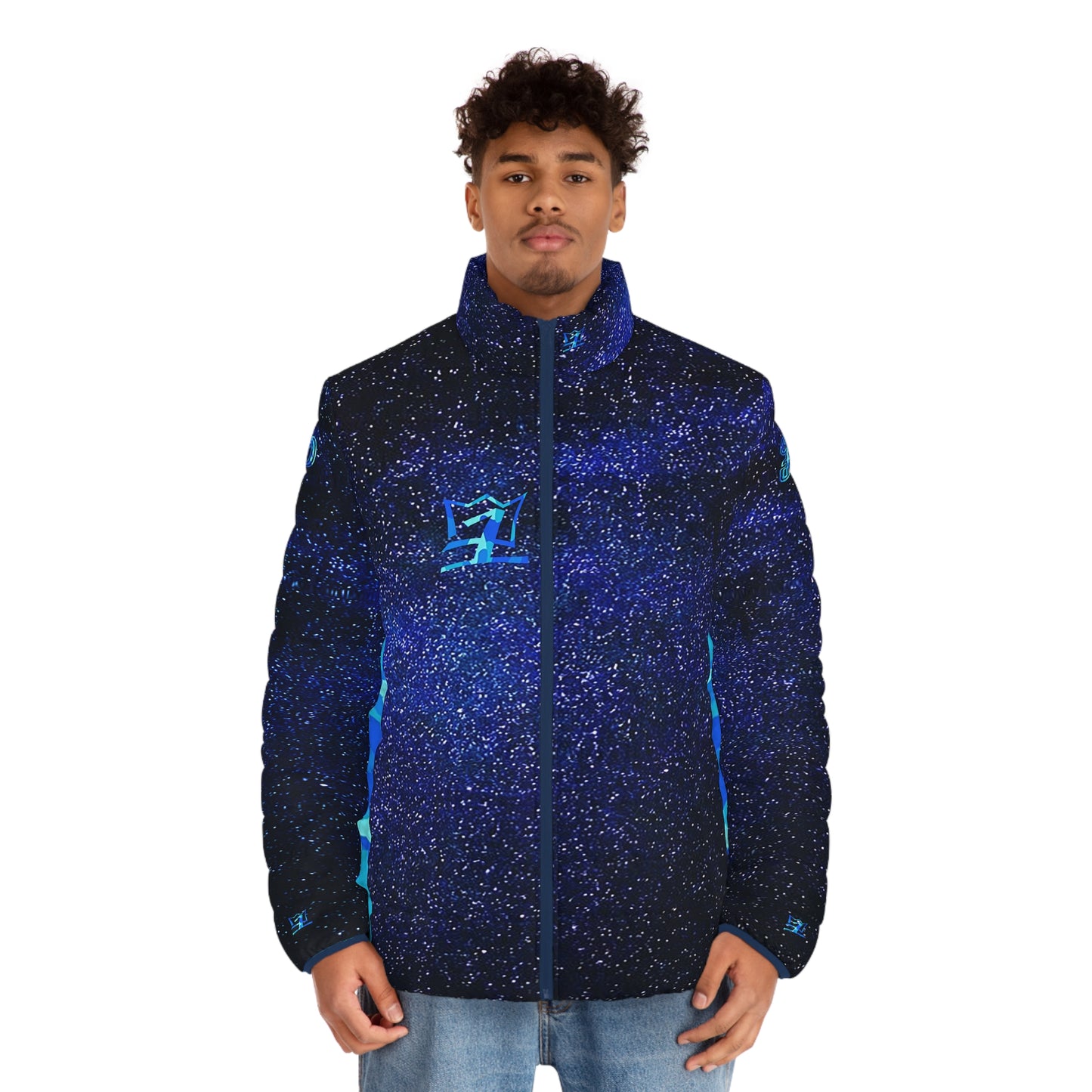 UNO PANTHA Men's Puffer Jacket (AOP) Camo Collective