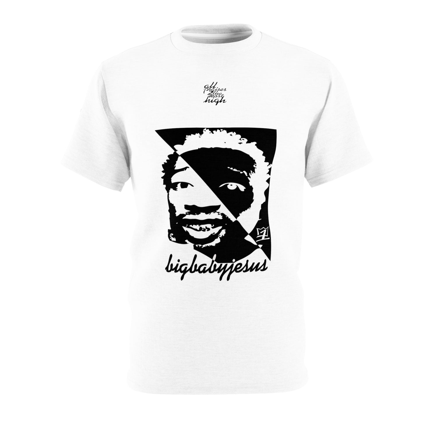 UNO LOVEBLACKLIVES BIGBABYJESUS Unisex Cut & Sew Tee (AOP)