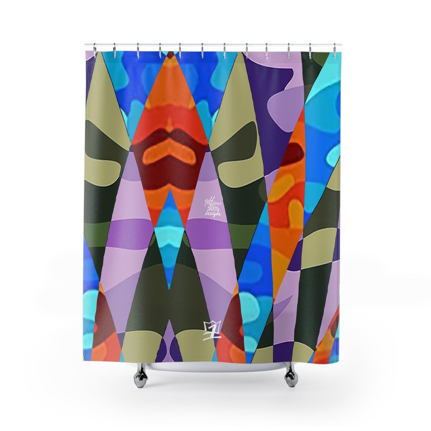 UNO ABSTRACTS Shower Curtains