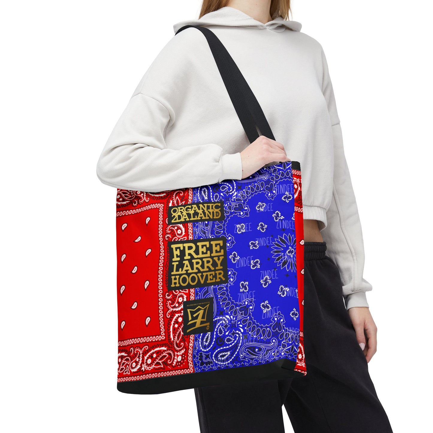 UNO ORGANIC TRIBE=GANG FREE LARRY HOOVER Tote Bag (AOP)