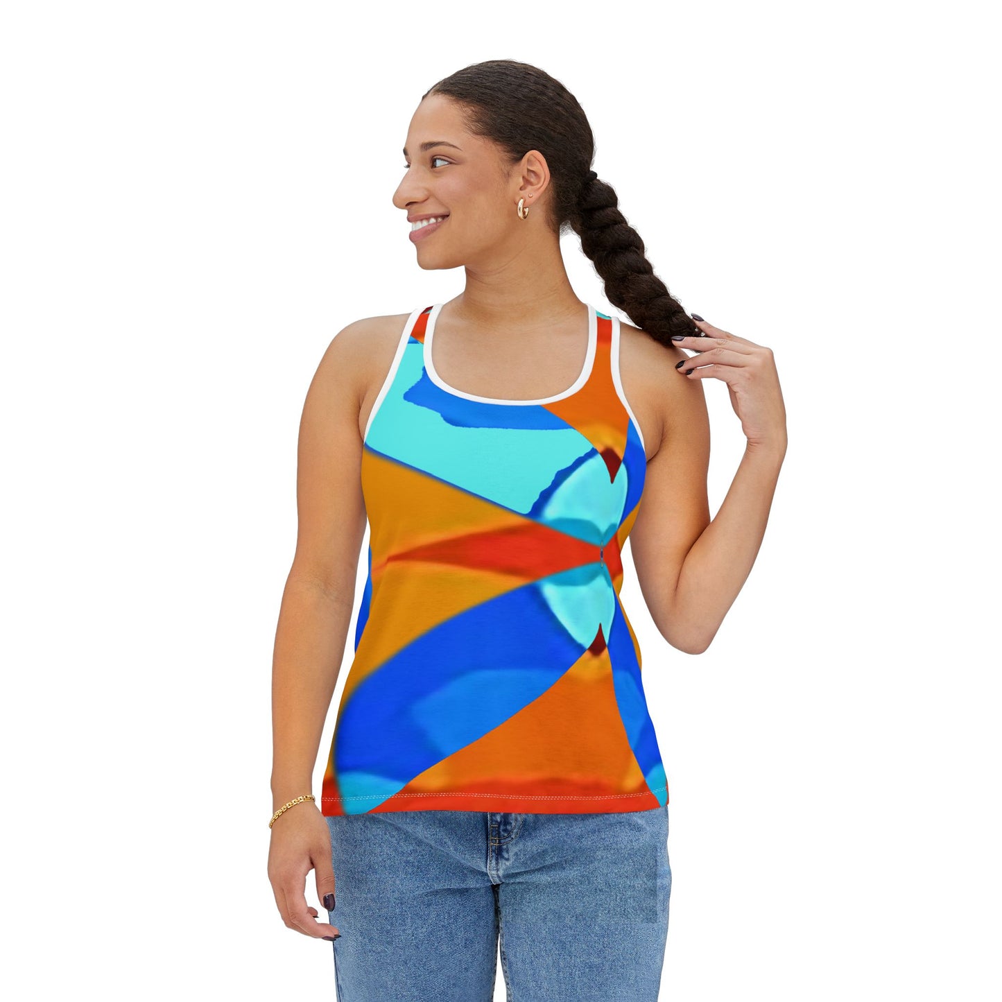 UNO ABSTRACT Women's Tank Top (AOP)