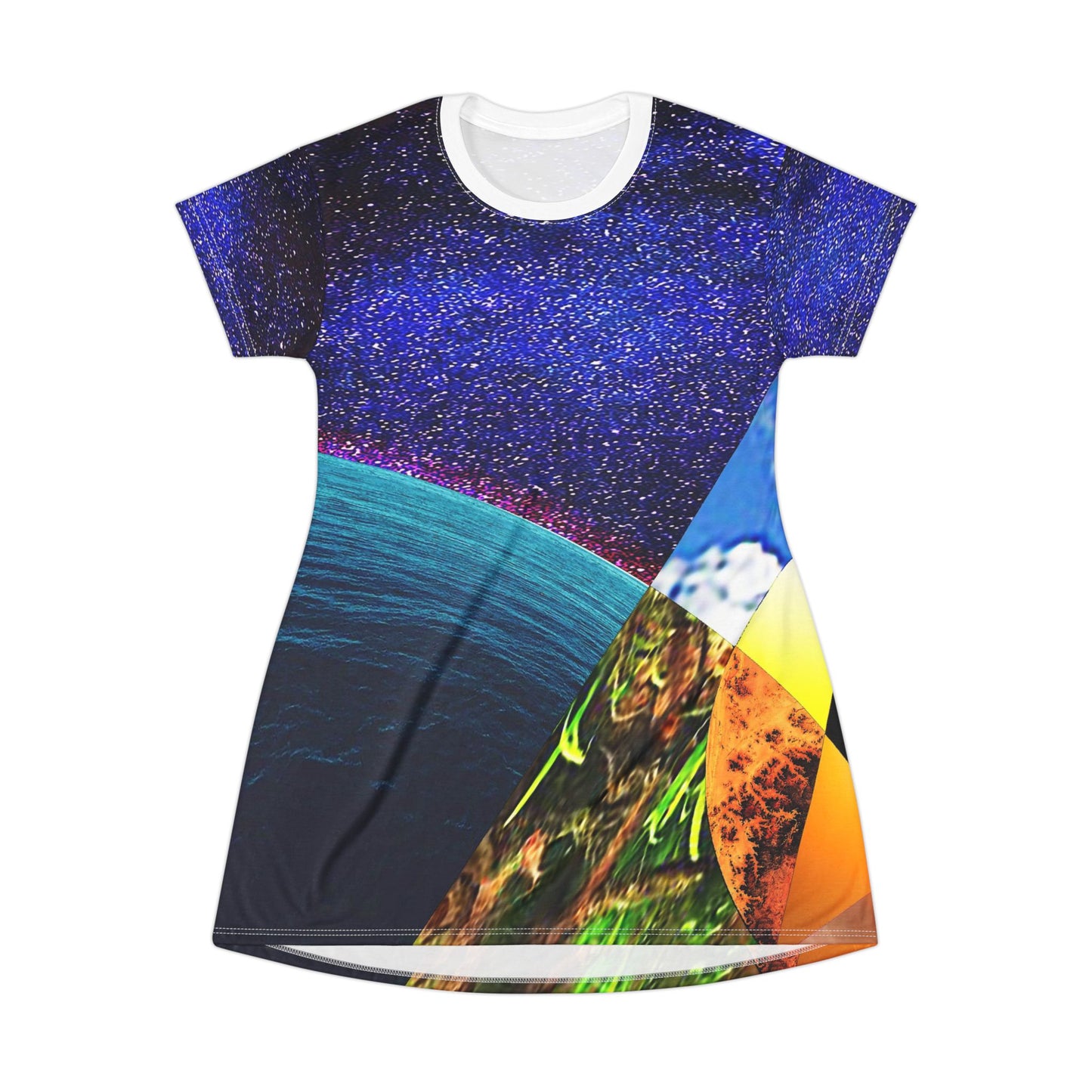 UNO ALLPRAISES II All Over Print T-Shirt Dress