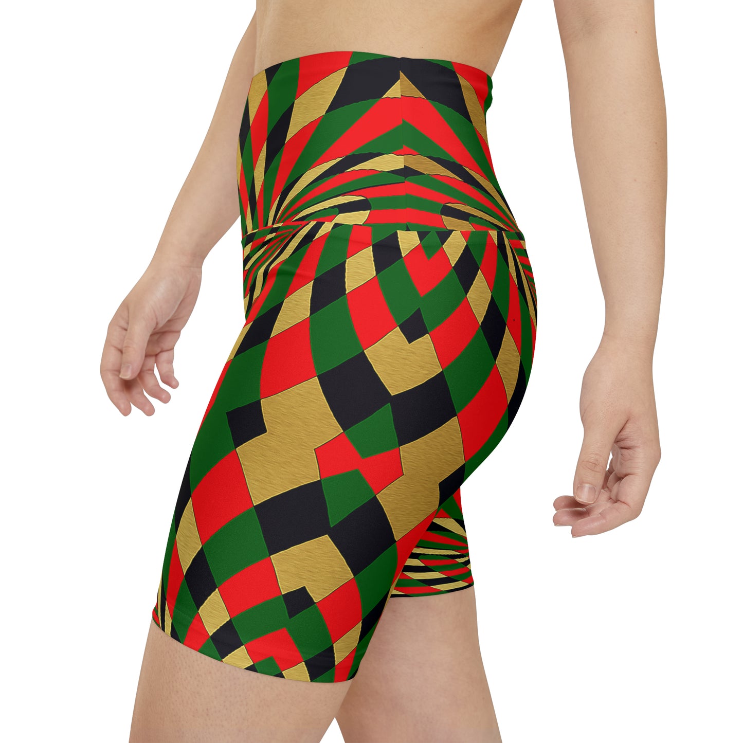 UNO ABSTRACTS Women's Workout Shorts (AOP)