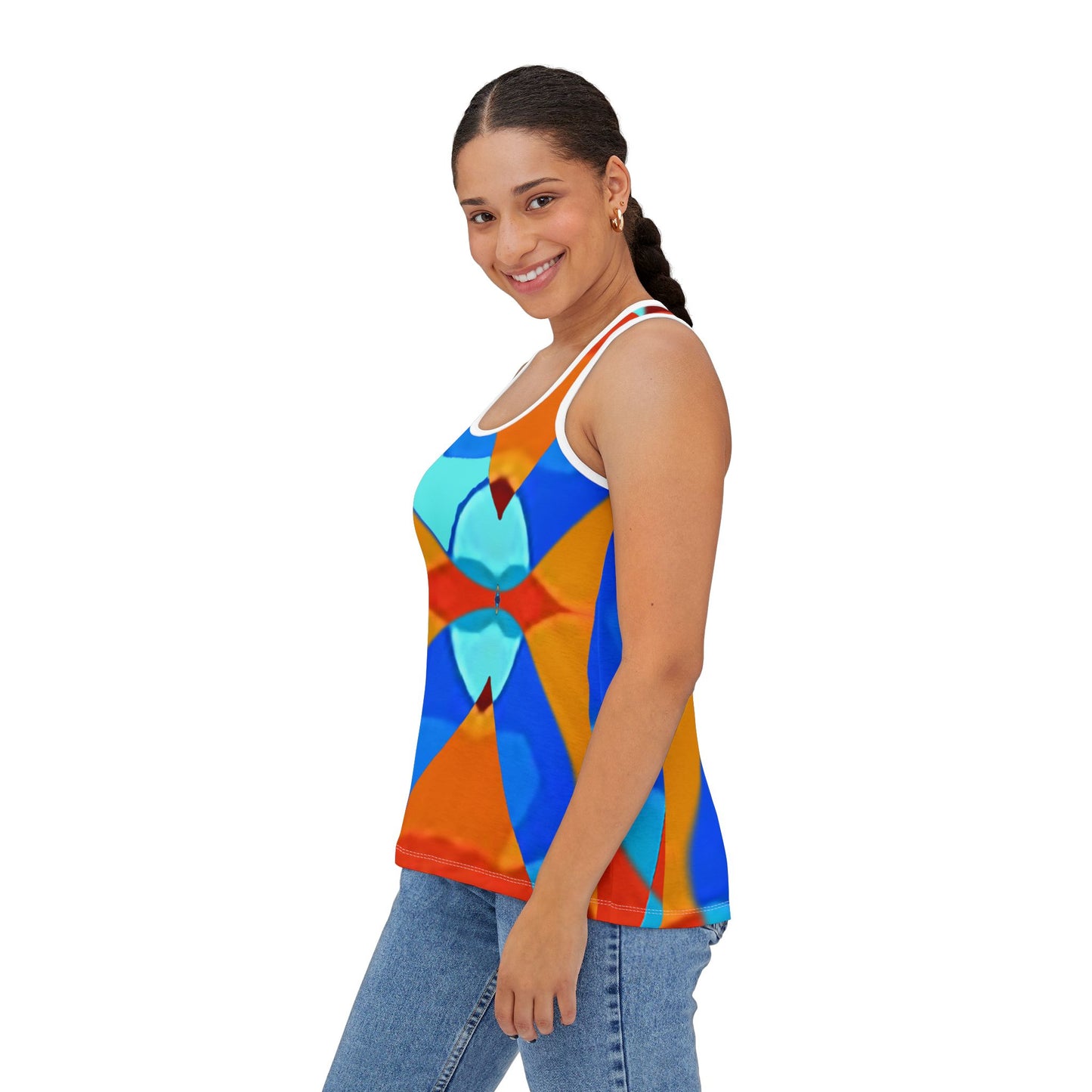 UNO ABSTRACT Women's Tank Top (AOP)