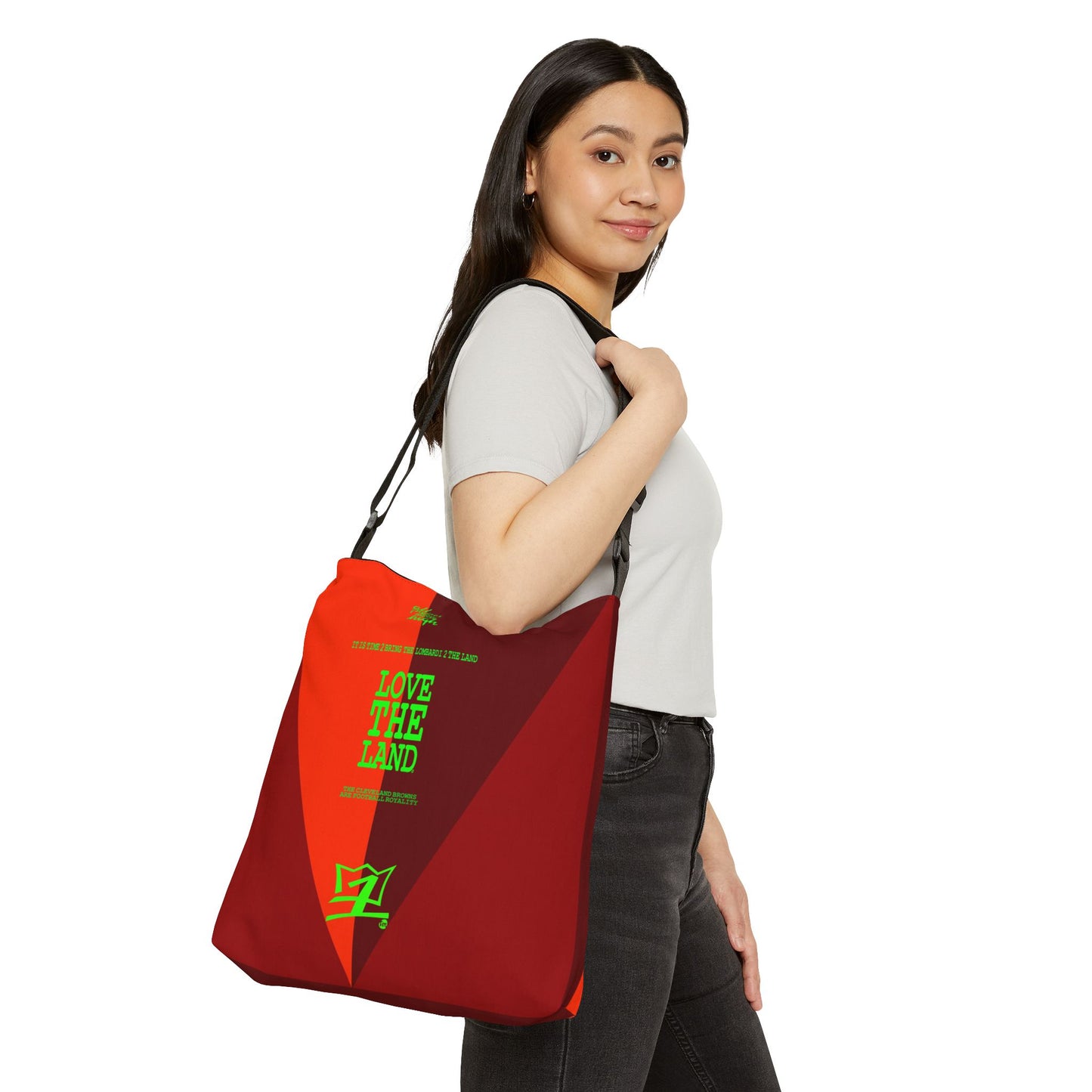 UNO LOVETHELAND BROWNSTOWN Adjustable Tote Bag (AOP)