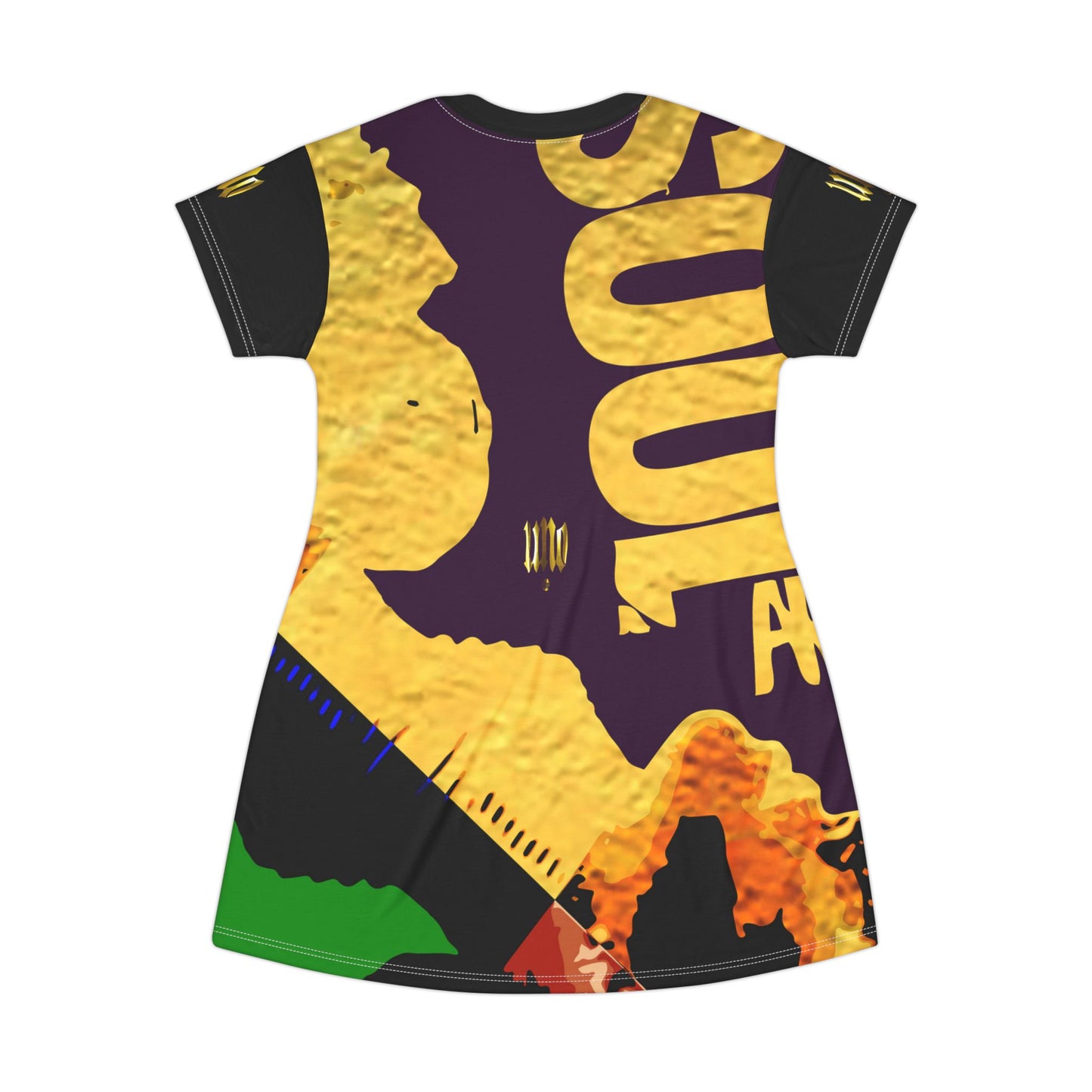 UNO SADE SoulArt All Over Print T-Shirt Dress