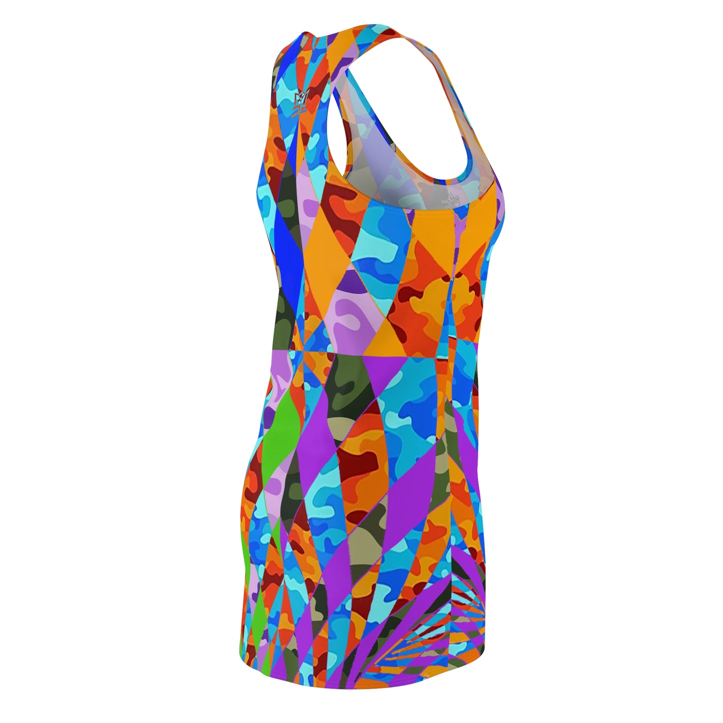 UNO ABSTRACTS Women's Cut & Sew Racerback Dress (AOP)