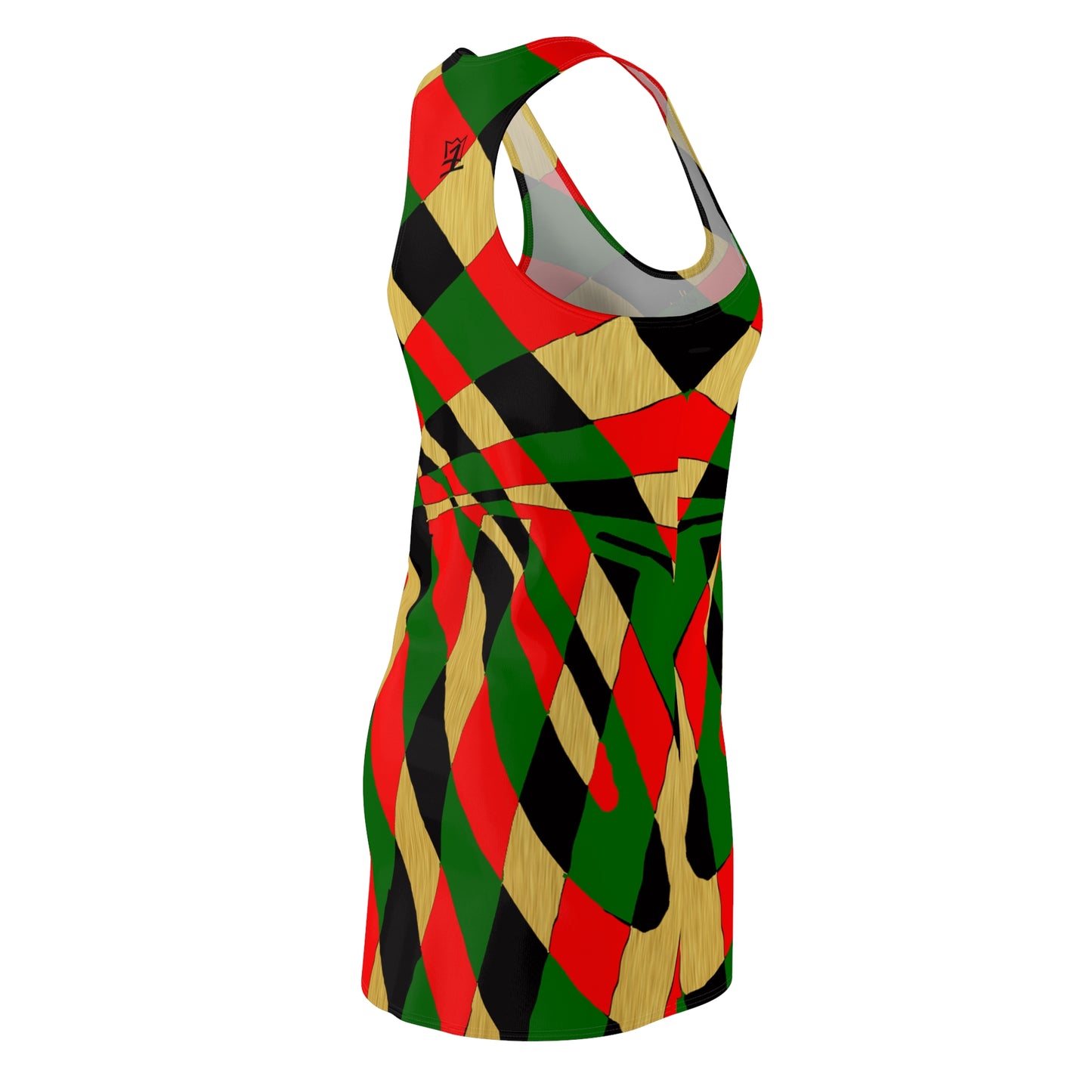 UNO ABSTRACTS Women's Cut & Sew Racerback Dress (AOP)