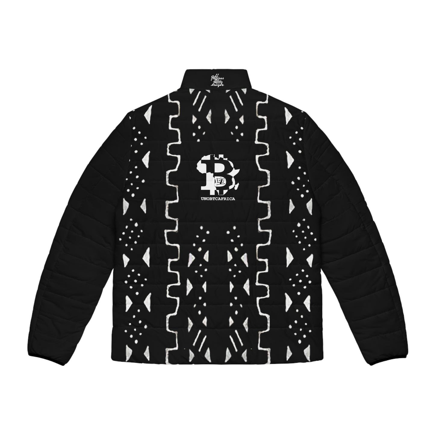 UNOBTCAFRICA Men's Puffer Jacket (AOP)