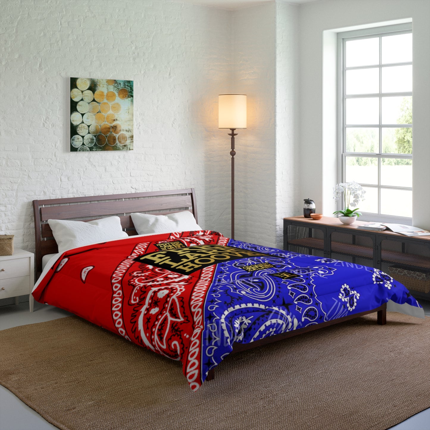 UNO ORGANIC TRIBE=GANG FREE LARRY HOOVER Comforter