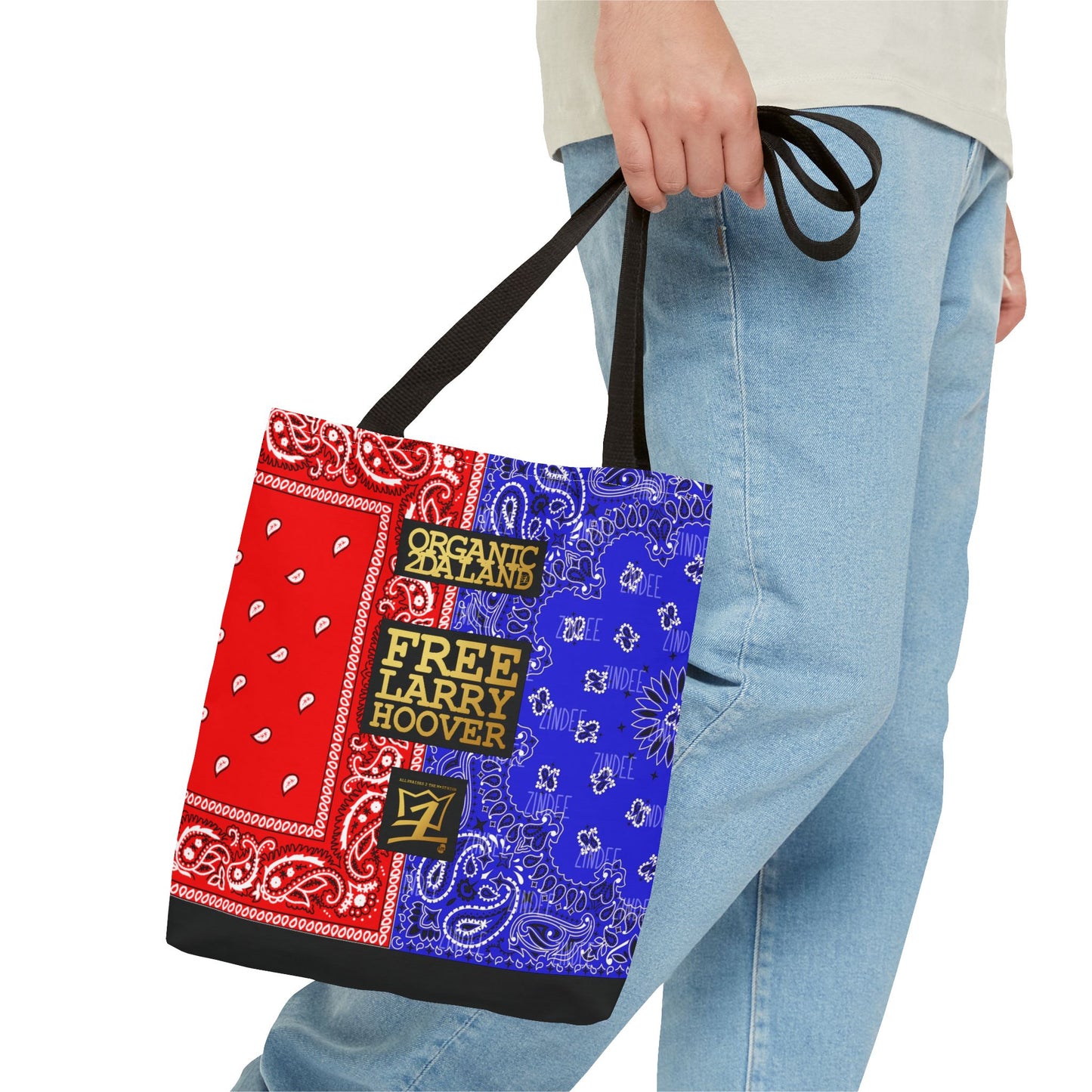 UNO ORGANIC TRIBE=GANG FREE LARRY HOOVER Tote Bag (AOP)