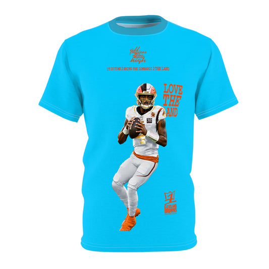 UNO LOVETHELAND LOVEDABROWNS Unisex Cut & Sew Tee (AOP)