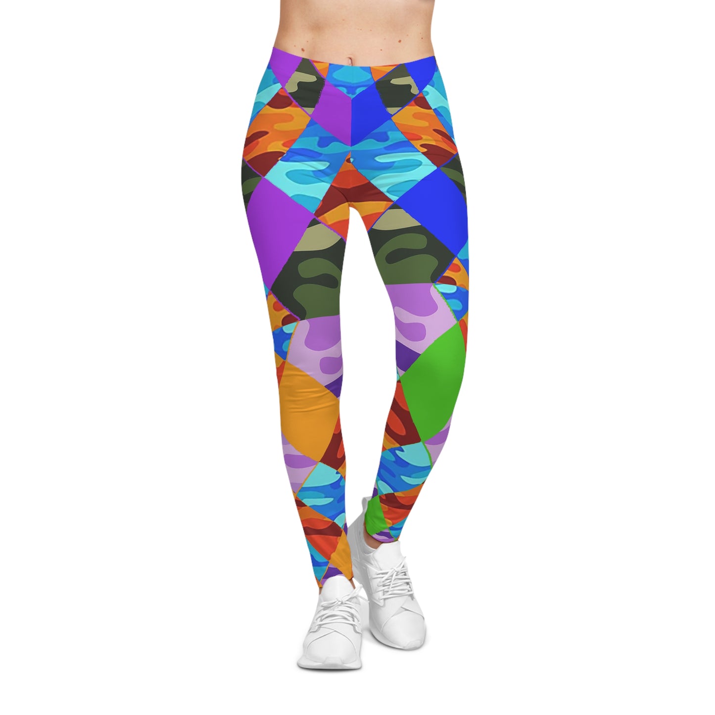 UNO ABSTRACTS Women's Casual Leggings (AOP)