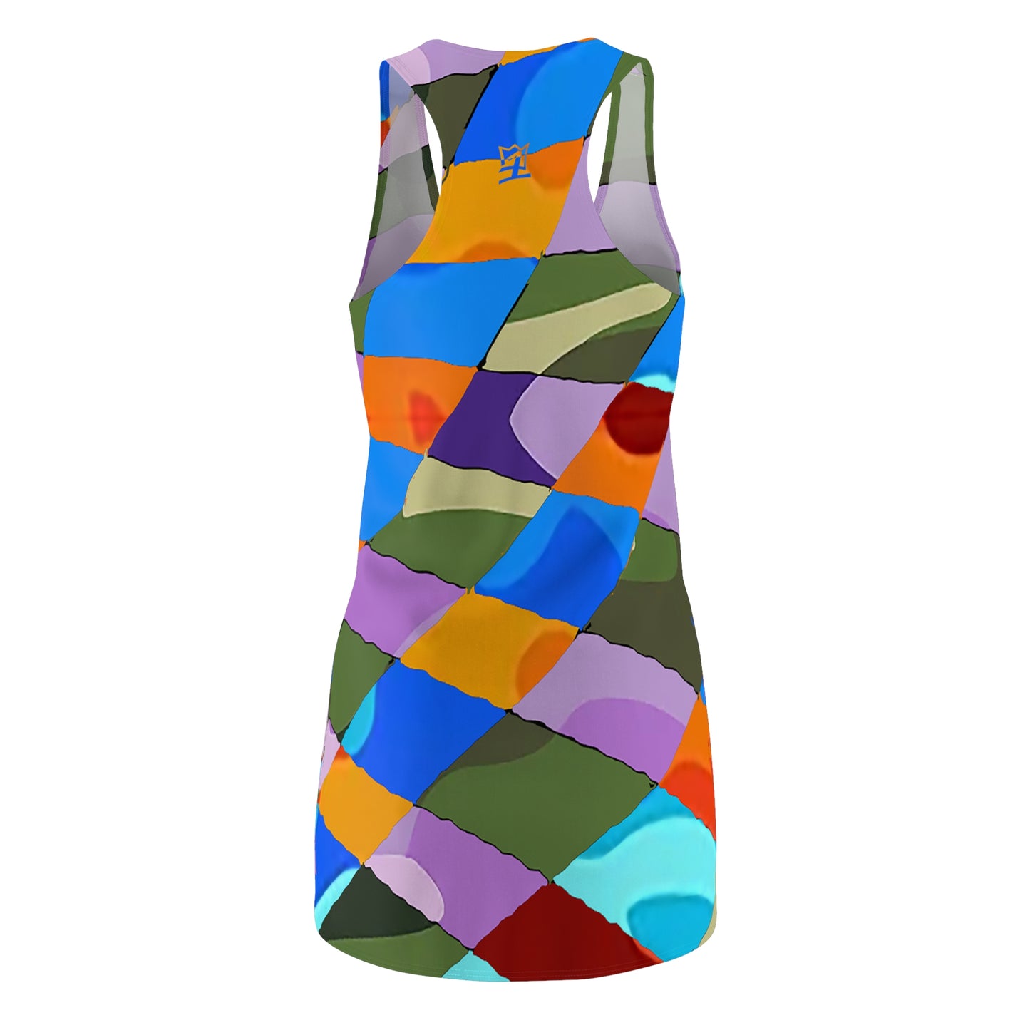 UNO ABSTRACTS Women's Cut & Sew Racerback Dress (AOP)