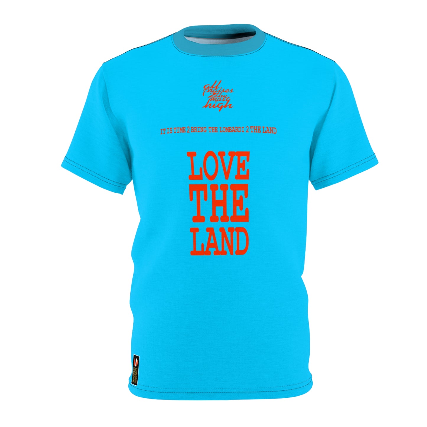 UNO LOVETHELAND LOVEDABROWNS Unisex Cut & Sew Tee (AOP)