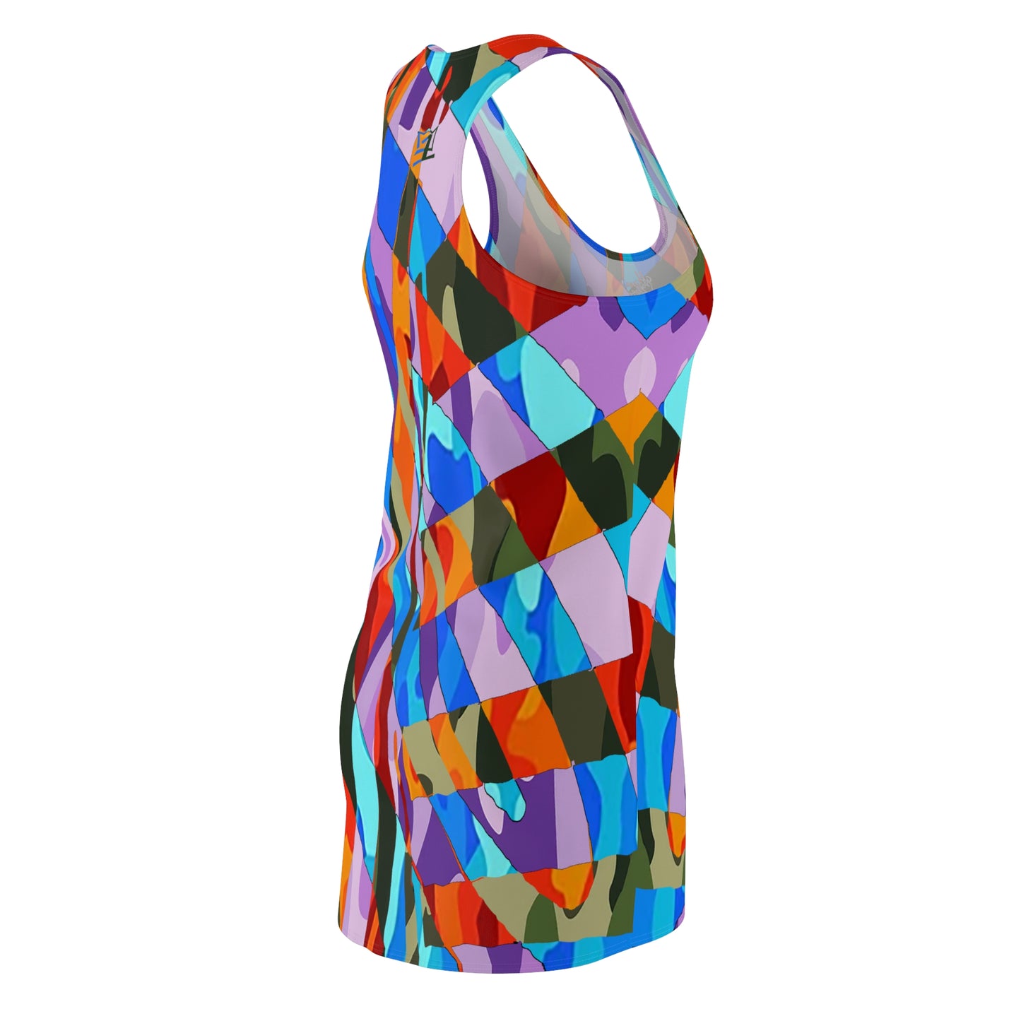 UNO ABSTRACTS Women's Cut & Sew Racerback Dress (AOP)