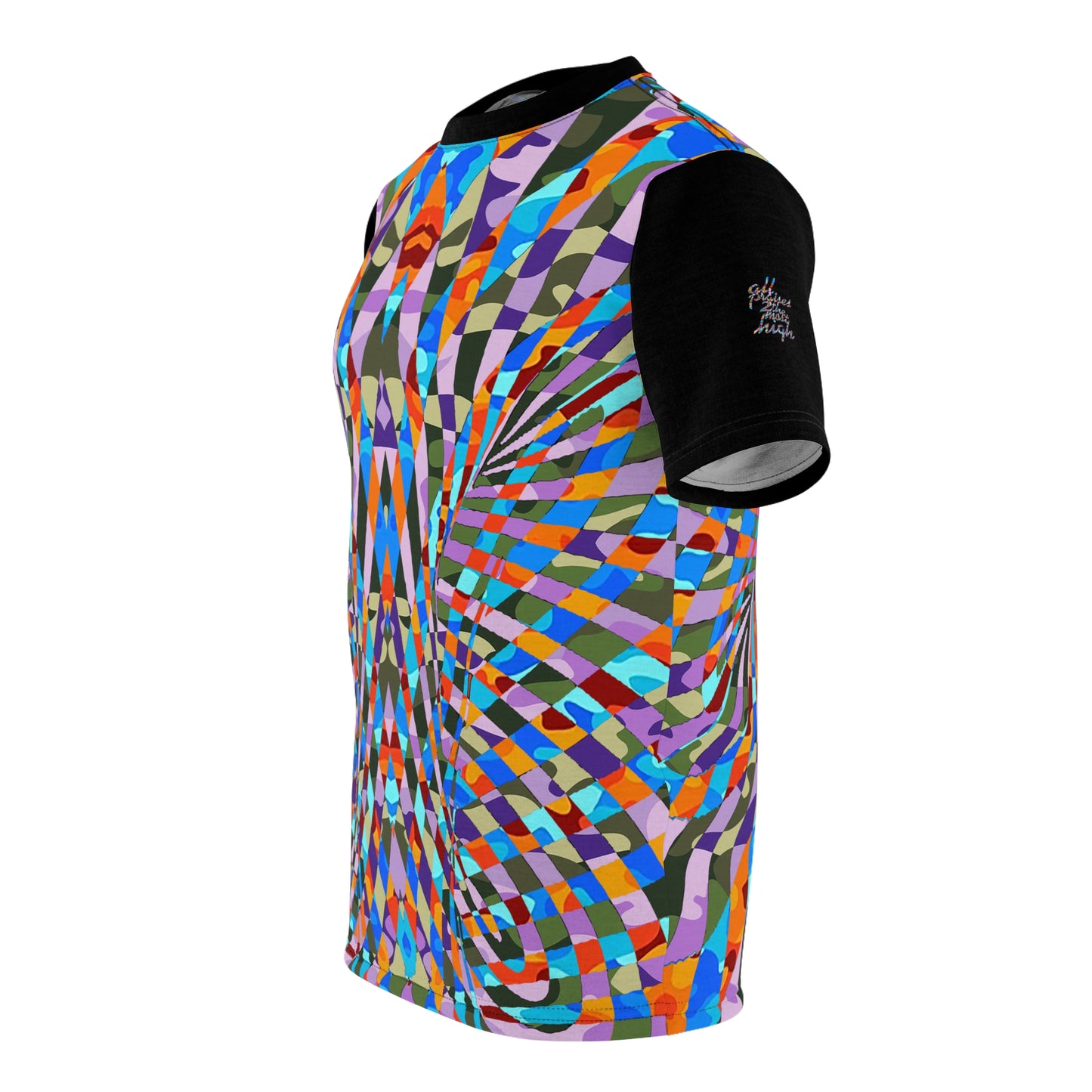 UNO ABSTRACTS Unisex Cut & Sew Tee (AOP)