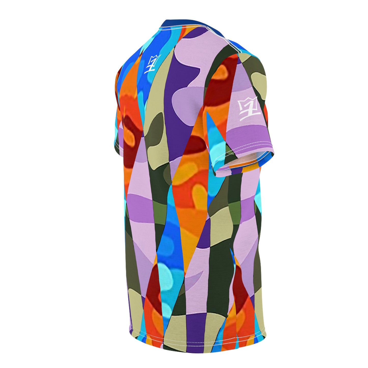 UNO ABSTRACTS Unisex Cut & Sew Tee (AOP)