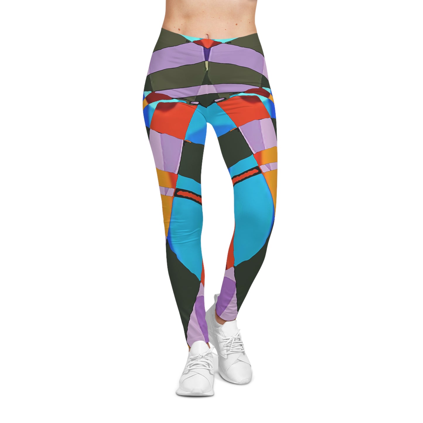 UNO ABSTRACTS Women's Casual Leggings (AOP)