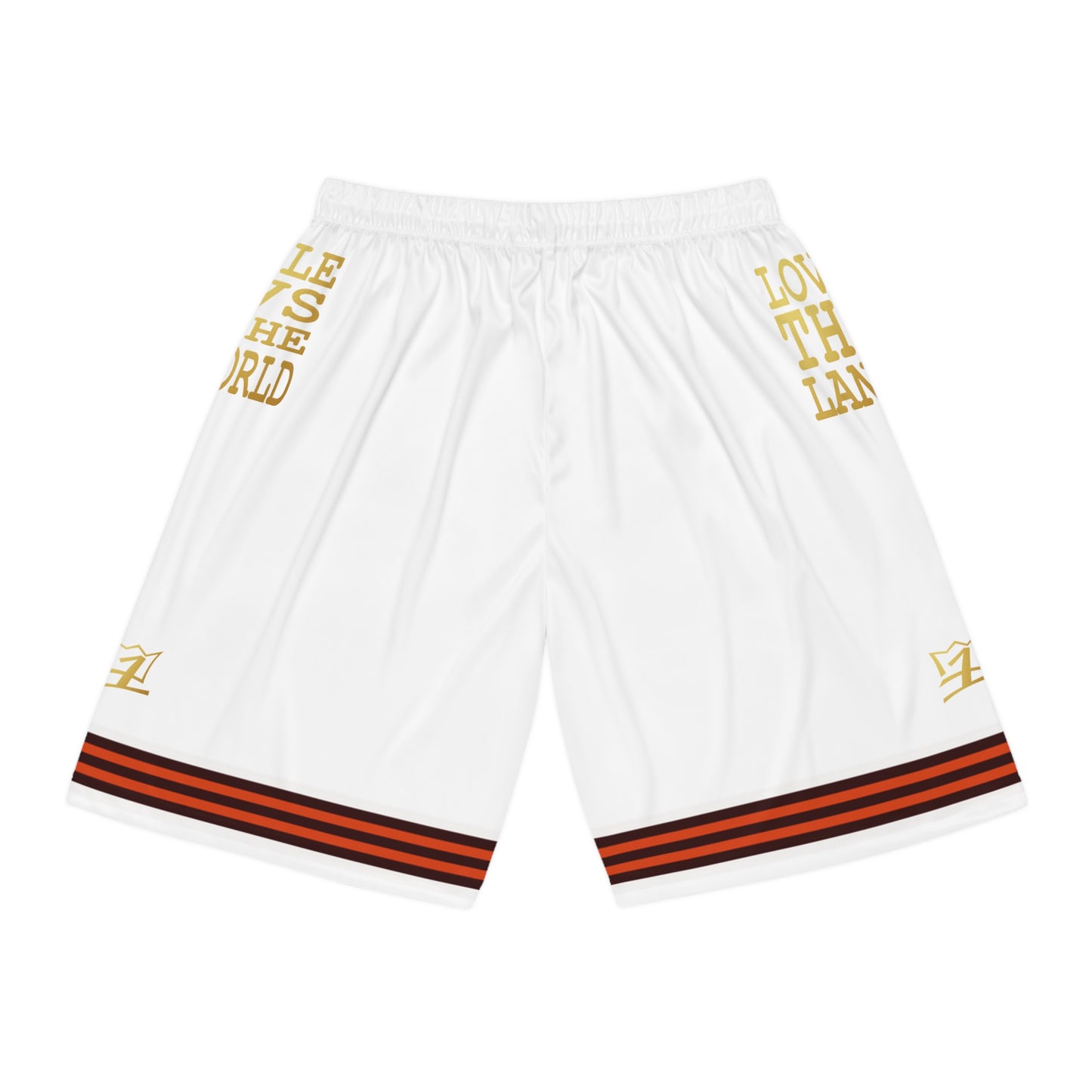 UNO LOVETHELAND Basketball Shorts (AOP)