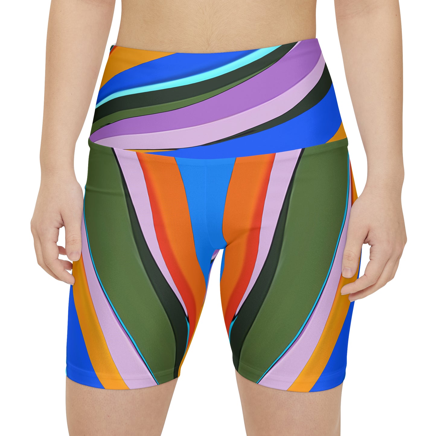 UNO ABSTRACTS Women's Workout Shorts (AOP)