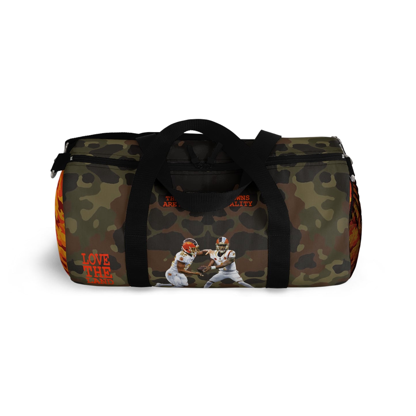 UNO LOVETHELAND LOVEDABROWNS Duffel Bag Camo Collection